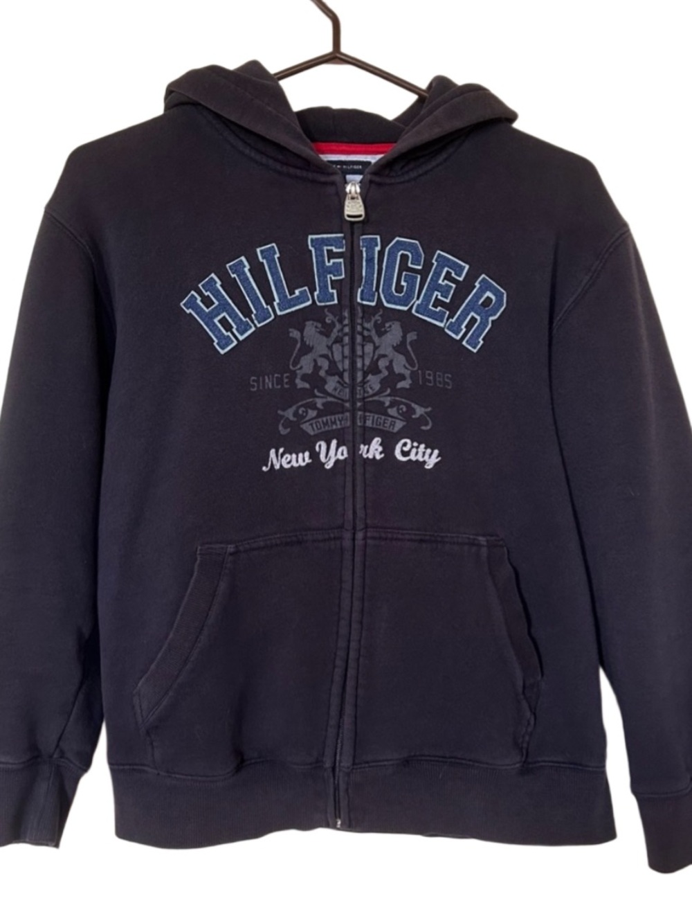 Tommy Hilfiger Navy Hoodie - Youth 14/ Women’s Large